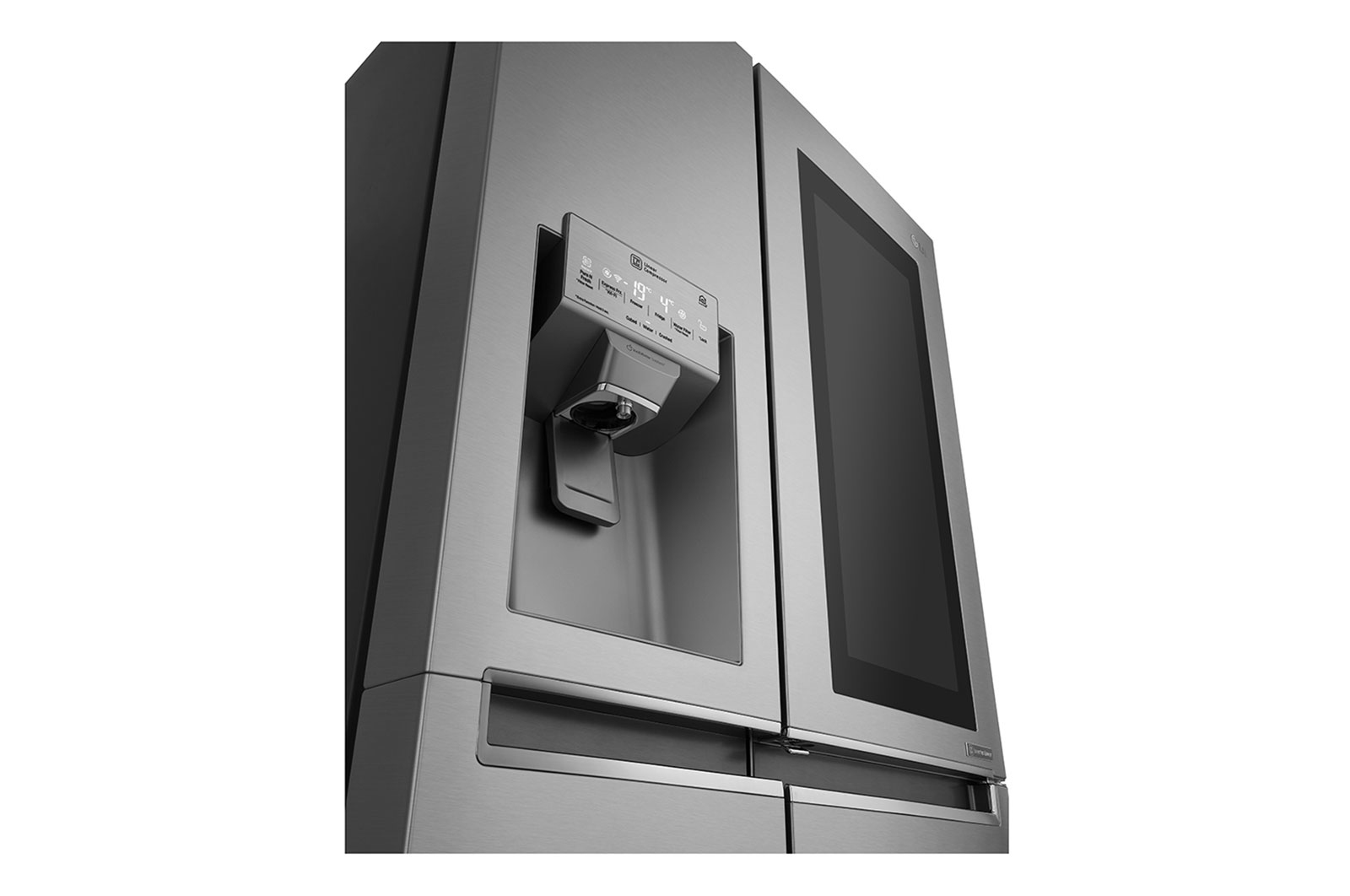 LG GSI960PZAZ side-by-side køle-fryseskab Fritstående 625 L F Rustfrit stål